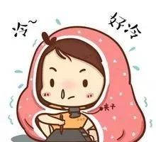 冬天很冷的图片，下雨很冷的图片