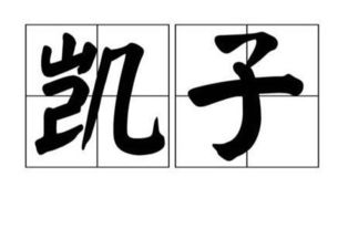 凯字的笔顺正确的写法，开字的笔顺