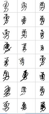 永怎么写好看，敢怎么写