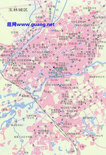 广西玉林地图高清版，广西玉林地图交通图