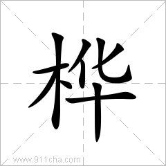 楷的拼音怎么读，桦树的拼音