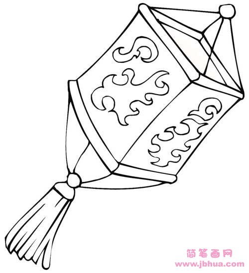 莲花灯怎么画