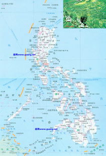 菲律宾地图中文版全图，菲律宾地图导航app