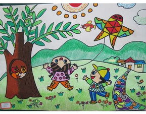 幼儿园中班绘画春天图片欣赏?