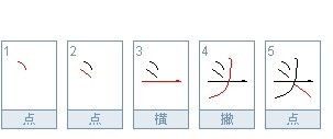 头的笔顺拼音，头的笔顺田字格写法