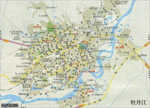 大庆地图牡丹江在大庆哪个方向