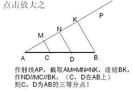 什么叫三等分?