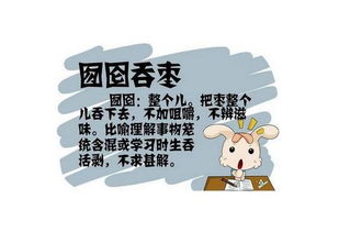 囫囵的意思，囫囵吞枣成语故事
