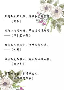 描写春天的诗句和词语有哪?，描写春天的词语一年级下册