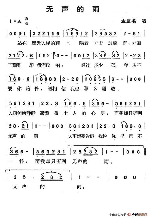 “无声的雨”是什么意思?