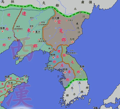 朝鲜汉四郡，汉四郡和交趾三郡
