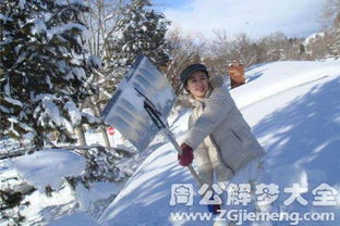 梦见铲雪什么意思