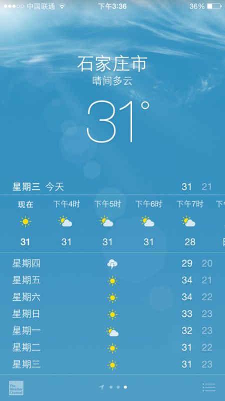 请帮忙查询以下时间石家庄的天气情况(详细天气状况)