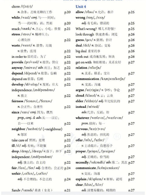 人教版初二下学期英语单词表?