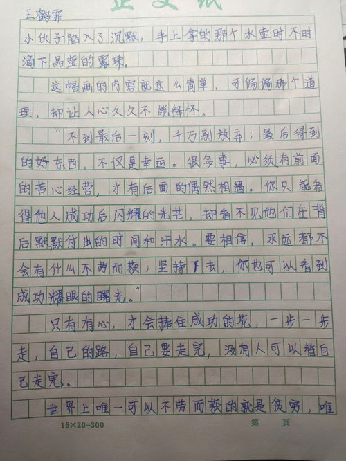 漫画的启示满分作文500字10篇