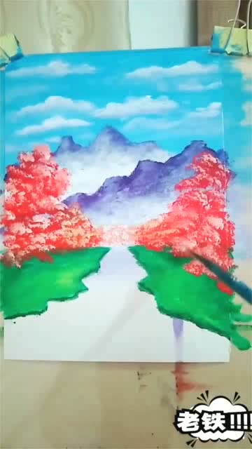 简单又好看的风景画铅笔，简单又好看的风景画教程