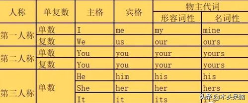 英语第一人称主格和宾格的区别，主格和宾格的区别合集
