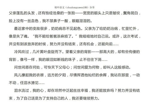 并没有结束作文400字，并没有结束作文儿