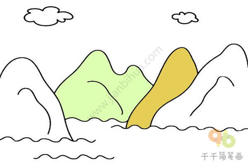 山的简笔画教程