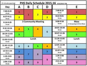 “schedule”是什么意思?