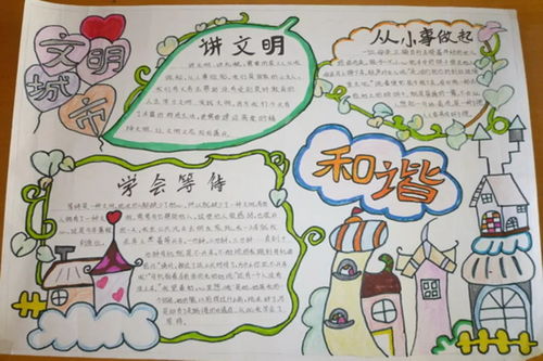 创城手抄报图片大全 简单漂亮，创城手抄报8k纸清楚版