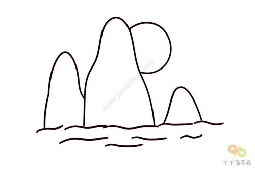 山的简笔画怎么画既简单又漂亮，山的简笔画简单又好看