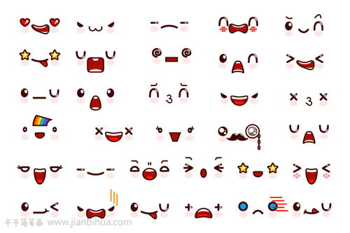 聊天小表情简笔画，伤心小表情简笔画