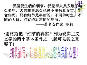 细节描写片段摘抄，细节描写的例子