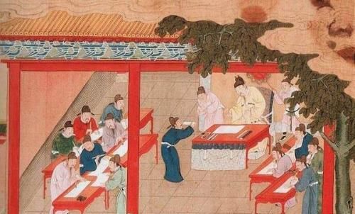 朝为田舍郎,暮登天子堂。将相本无种,男儿当自强。