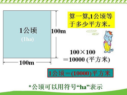 平方米和公顷的进率是多少
