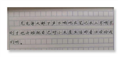 作文标点符号占格样本怎么写，标点符号作文占格图
