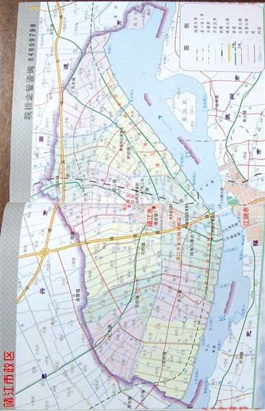 江苏省泰州市靖江市地图，靖江市地图全图,靖江所有小区名称