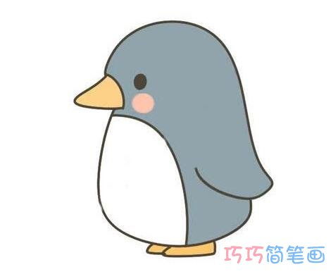企鹅怎么画简单又漂亮，南极企鹅怎么画