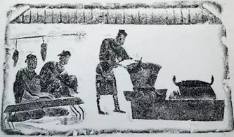 庖厨天下，庖厨图汉画像石