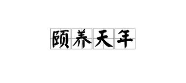 颐养天年是什么意思