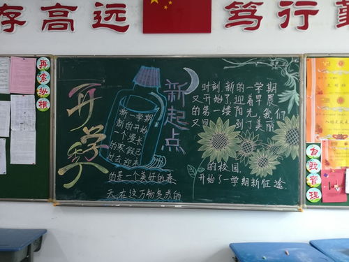 新学期黑板报内容?