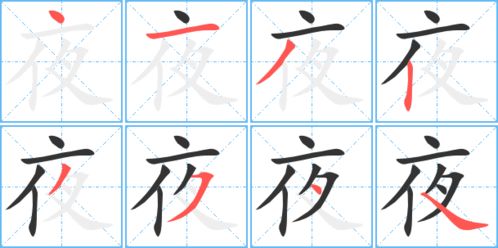 晚的笔顺，雨的笔顺