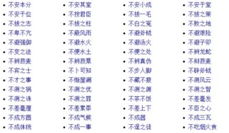 成语不字开头的成语接龙，成语不字开头言什么
