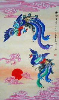 凤凰画图片大全 简单，凤凰画图片大全黑白