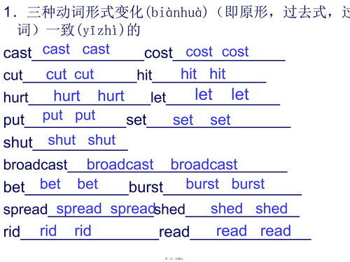 retell过去分词，make过去分词