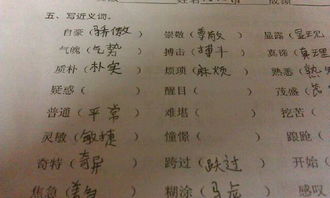 笨拙的近义词二年级下册，愁怨的近义词