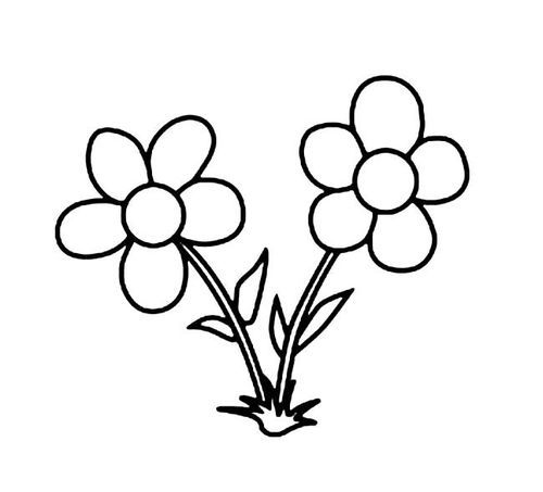 儿童画花草简笔画图片大全，花草简笔画图片大全 风景 彩色