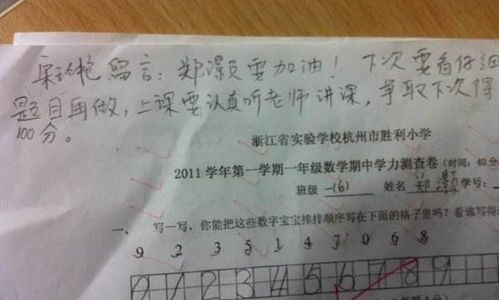 试卷签字怎么签学校考试时间怎么签，试卷签字怎么签不少于50字的语,数,英不及格