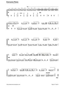 求《致爱丽丝》钢琴曲谱。只要数字,谢谢