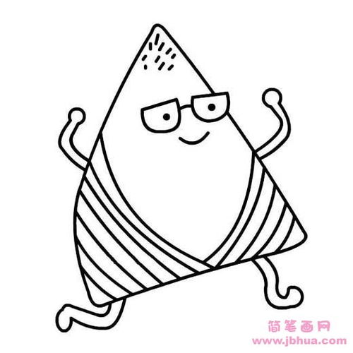 粽子怎么画好看，粽子怎么画简笔画可爱
