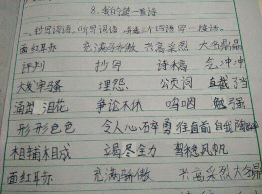 用三个‘从’字写一段话