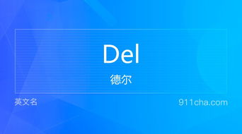 del是什么意思?