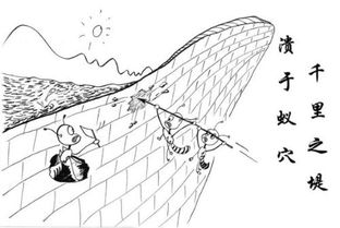 千里之堤毁于蚁的意思是什么，千里之堤,毁于蚁什么