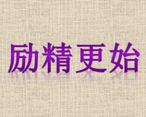 励精笃行，励精求治