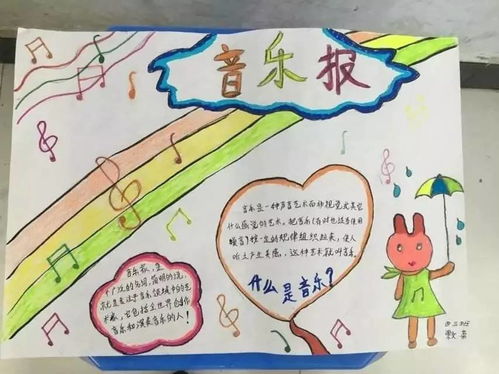 音乐手抄报简单又漂亮字少，英语音乐手抄报简单又漂亮